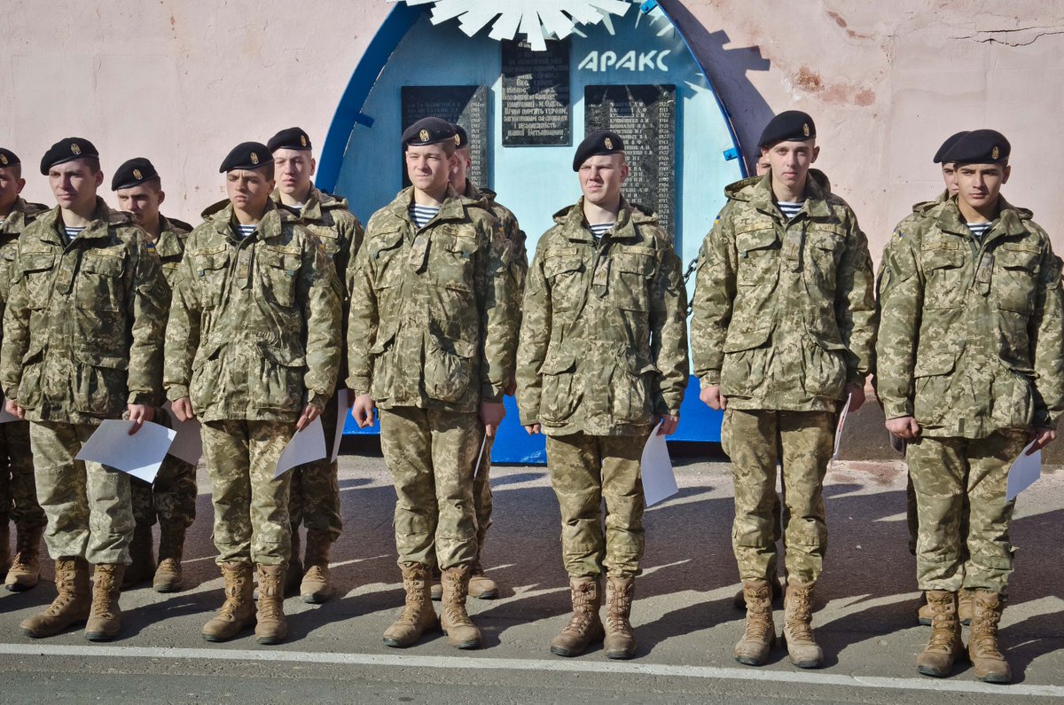 ATO spox: Cadets of Marines unit of Odesa military academy successfully completed field training  