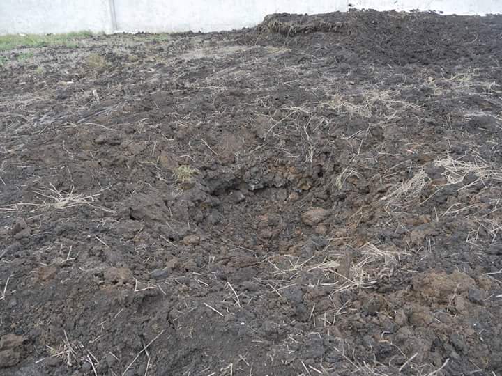 Maryinka: Damaged grain storage
