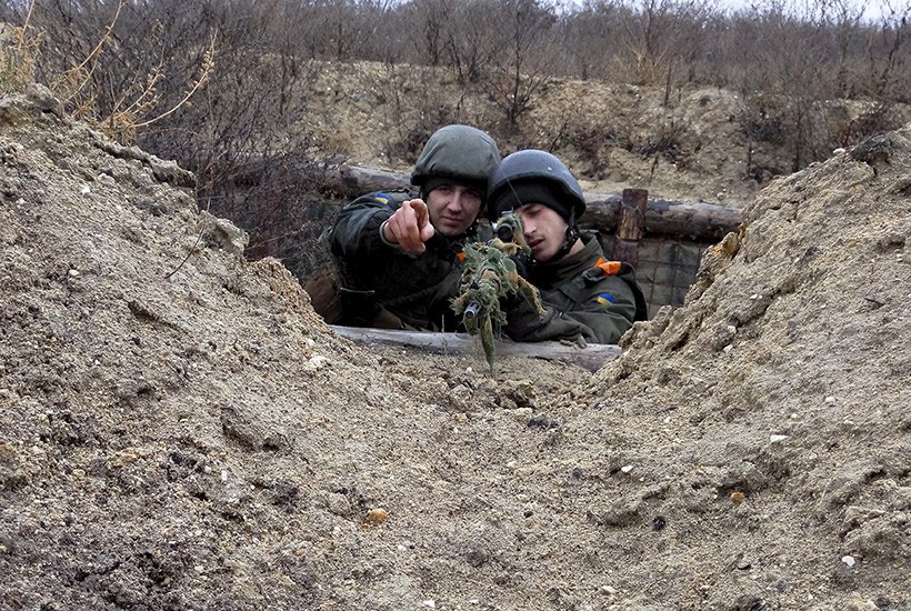 Col. Andriy Lysenko: In ATO area, NGU servicemen performed tactical field exercises on countering enemy attacks  