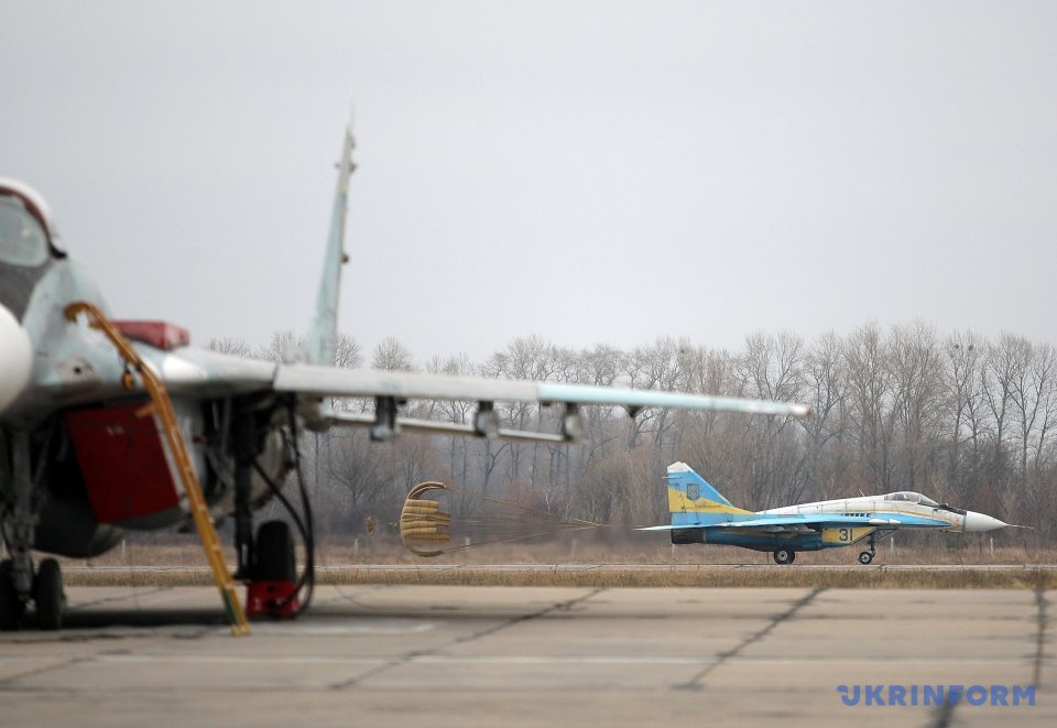 Ukrainian airforce at Vasyl'kiv airfield