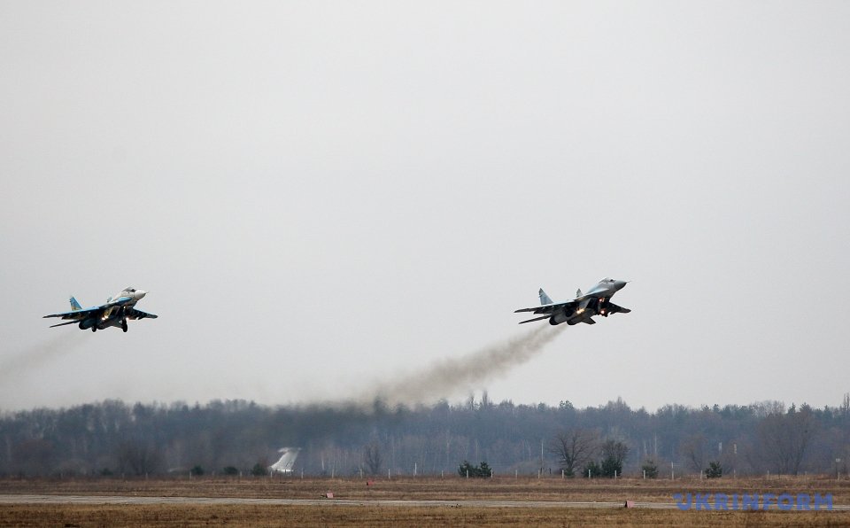 Ukrainian airforce at Vasyl'kiv airfield