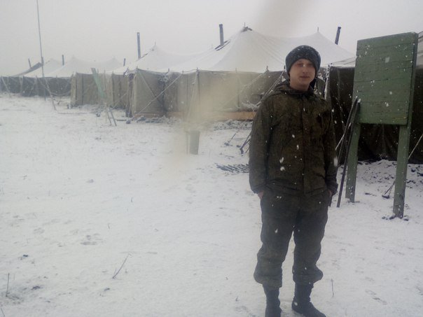 Russian military camp in Donetsk region