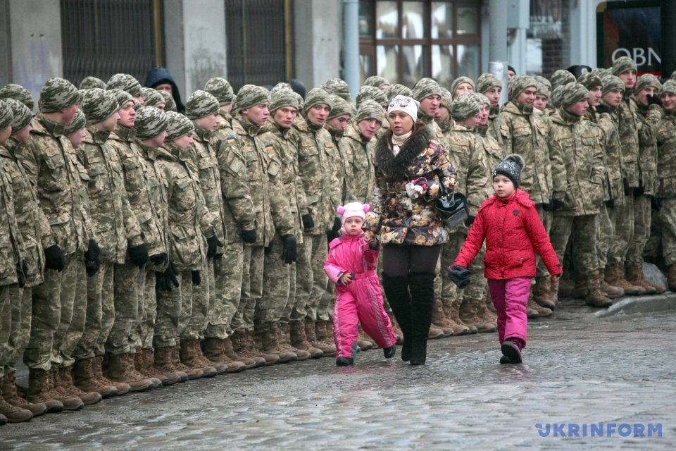 Day of Ukrainian Armed Forces: Military march in L'viv