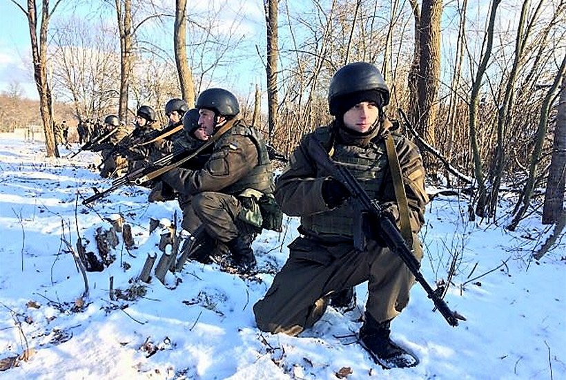 ATO spokesperson: In Kharkiv region, NGU servicemen performed military training in combat tactics  