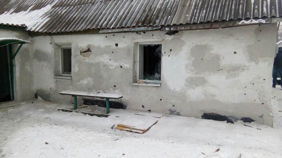 Col. Oleksandr Motuzyanyk: As a result of enemy shelling of Avdiyivka residential areas, a local house was damaged  