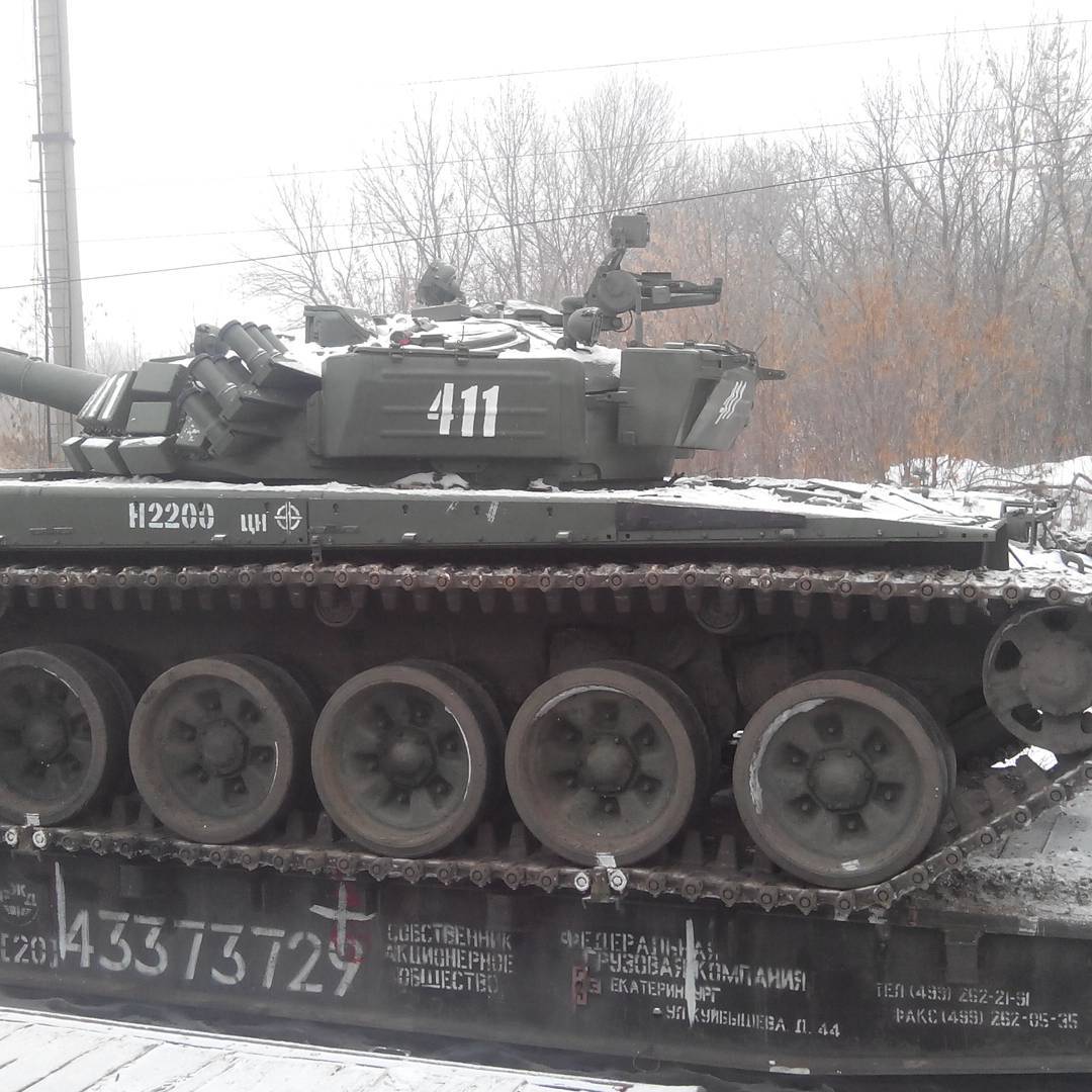 Photo: Military echelon in Persianovsky, Rostov region on 23 December