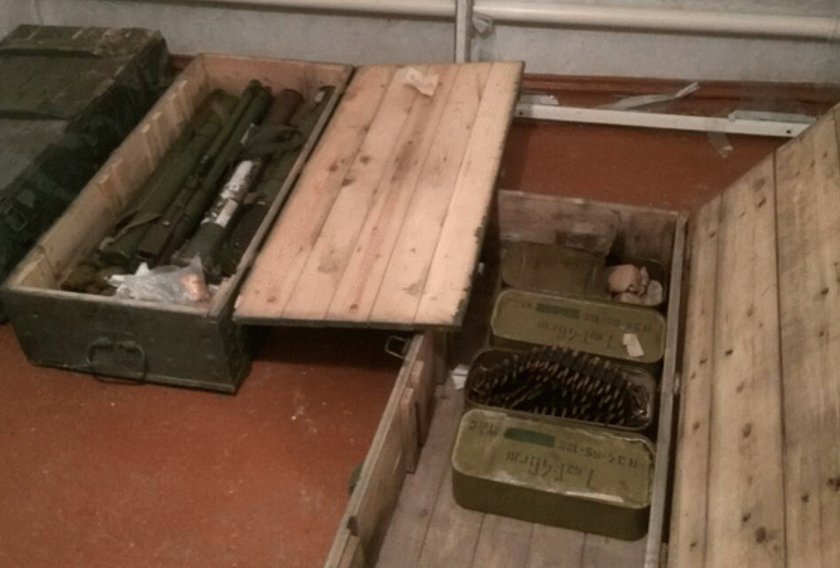 Col. Oleksandr Motuzyanyk: Recently, UA law enforcers found a huge arsenal equipped for enemy reconnaissance sabotage group  