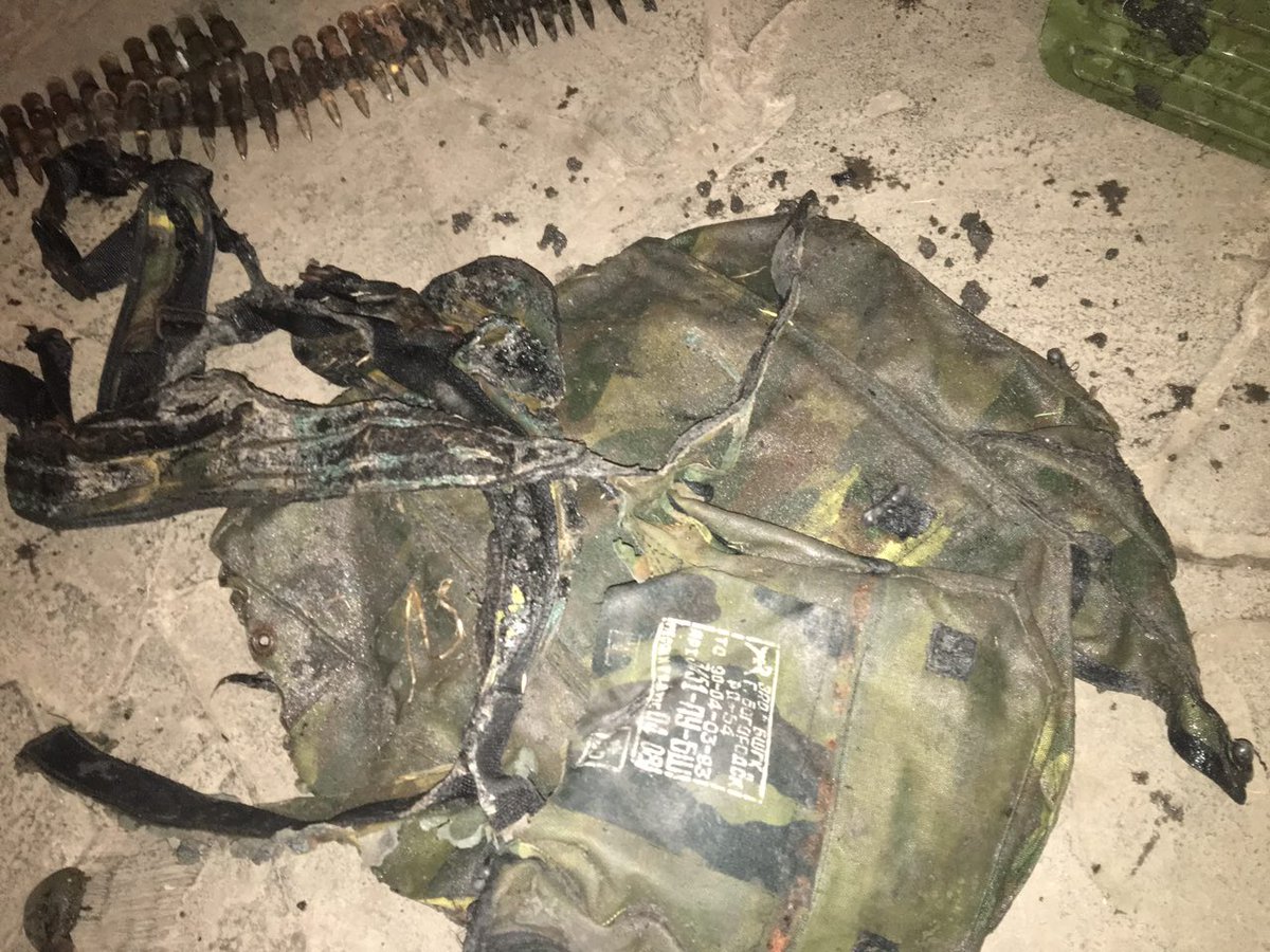 During operation in Slavne village SBU found ammunition belongs to Russian troops