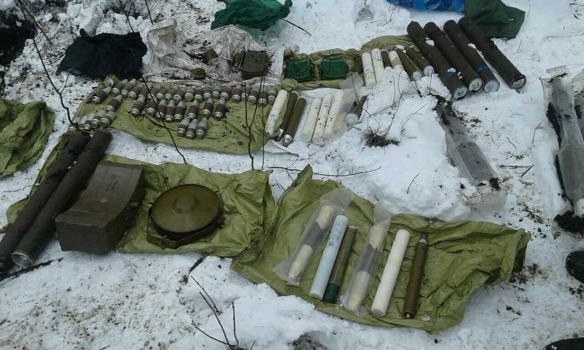 Col. Motuzyanyk: SSU found three large arms caches in the ATO area  