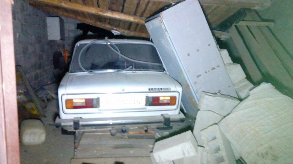 Severe damage of Sartana village near Mariupol after GRAD attack