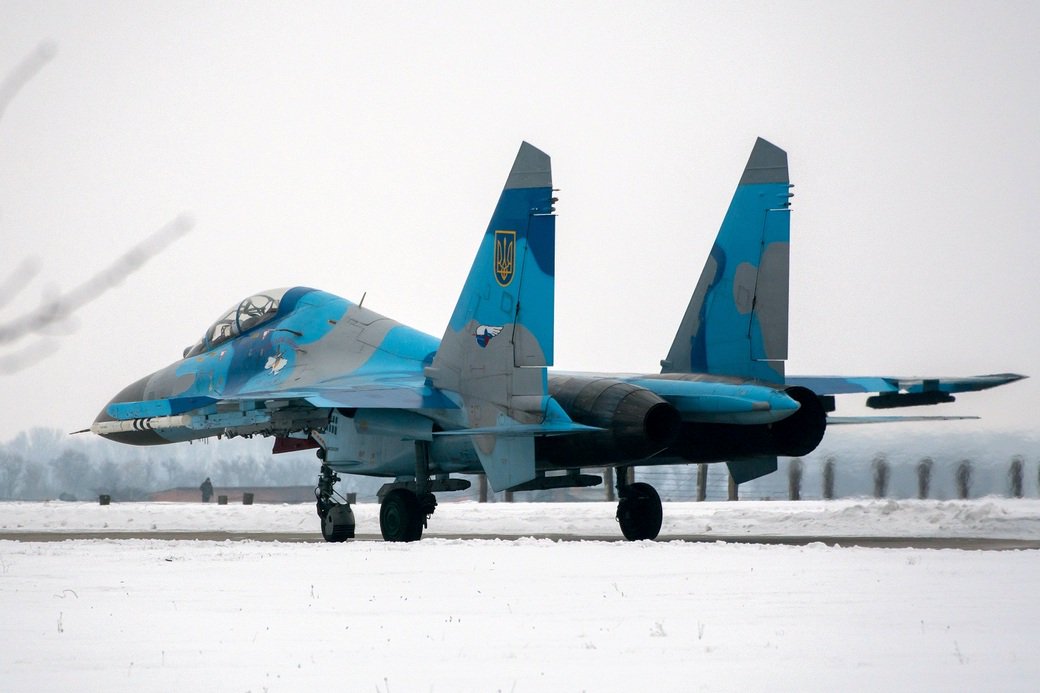 ATO spokesperson: Servicemen of UA Air Forces continue training in cold winter. Pilots perform training flights at various altitudes  