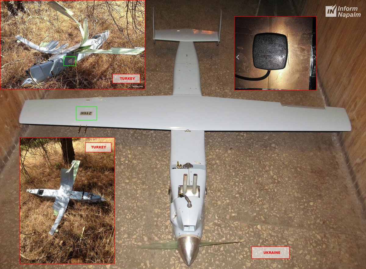 Informnapalm: Orlan-like Russian UAV seized earlier in Ukraine, before - in Turkey is AFM-Servers Ptero UAV (G0 modification)