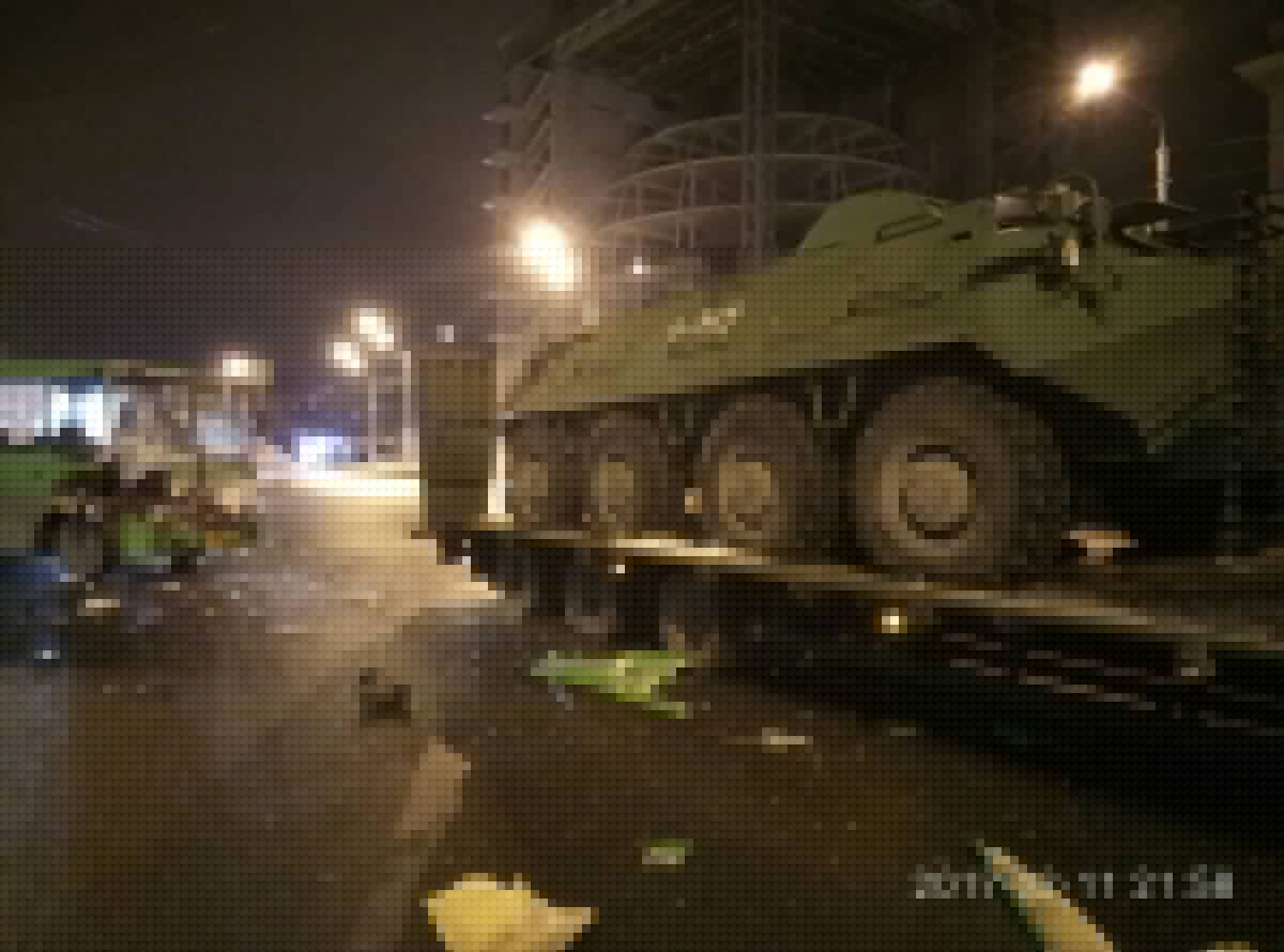 Kharkiv'de şehir içi otobüs ve askeri konvoyla trafik kazası