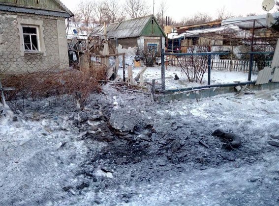 Col. Motuzyanyk: Residential houses in Avdiyivka were again damaged by the enemy fire  