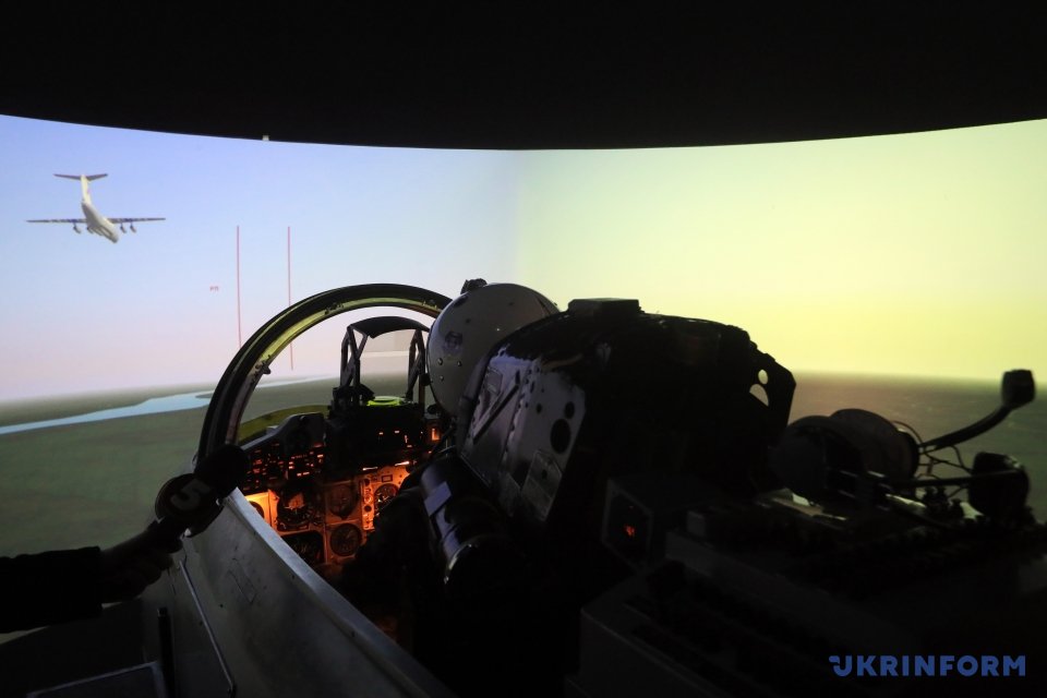 Ukrainian jets over Vasylkiv, Kyiv region