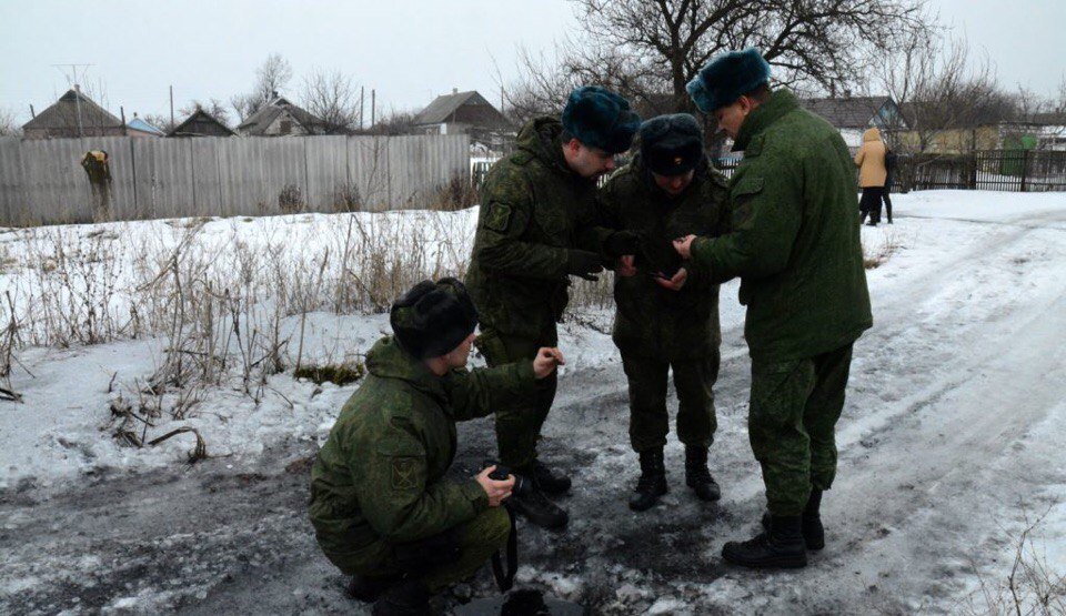 Dokuchaevsk, the consequences of the shelling in the morning 21/02/17 