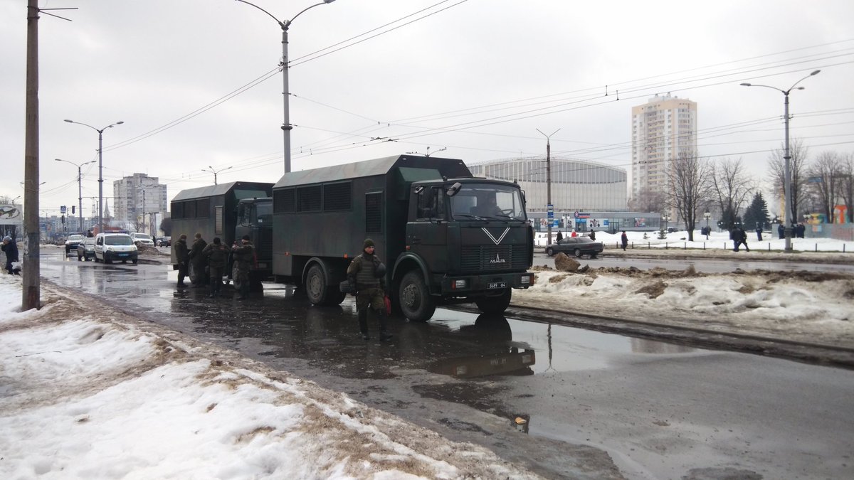 Kharkiv: Police deployed as rally planned today 