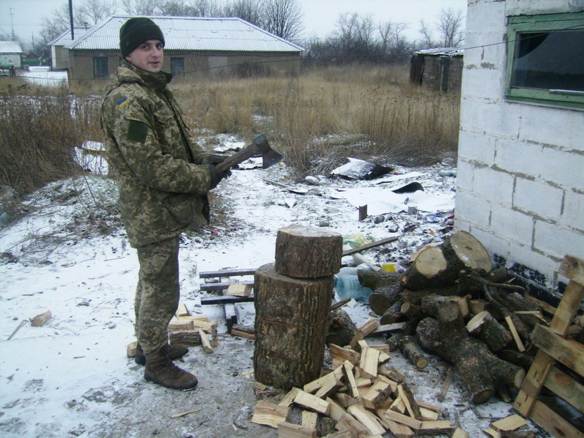 ATO spokesperson: CIMIC officers delivered over 40 pairs of shoes  and  few sets of clothes to families in the frontline village of Orlivske  