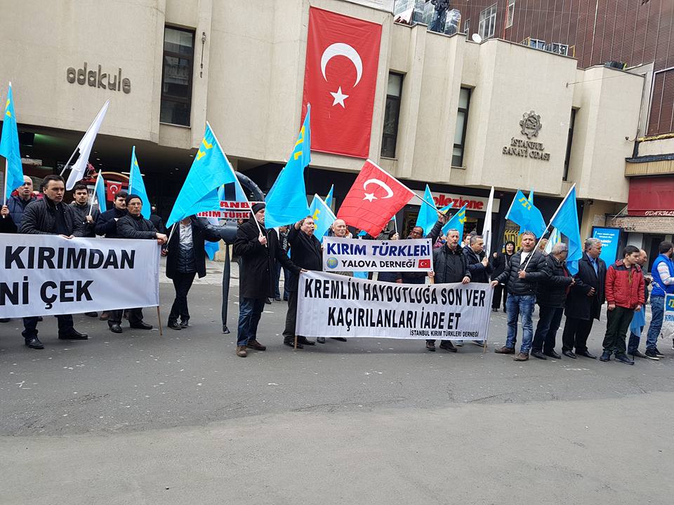 İstanbul'da \Kırım işgaline karşı direniş günü\