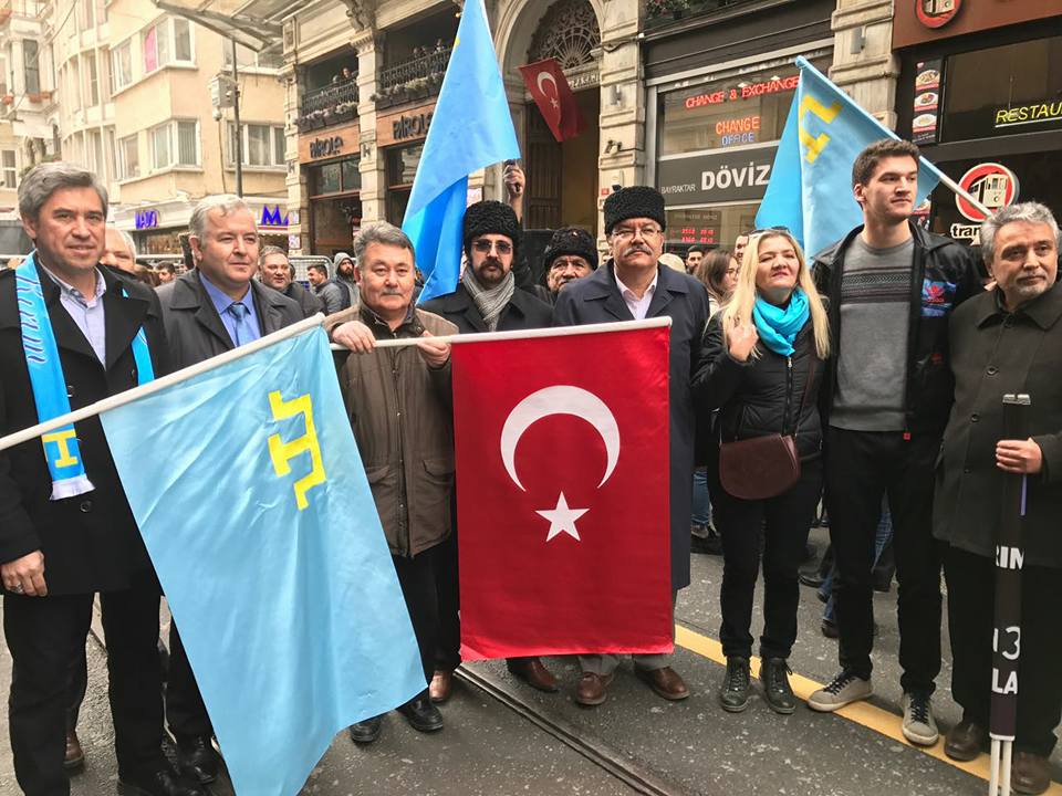 İstanbul'da \Kırım işgaline karşı direniş günü\
