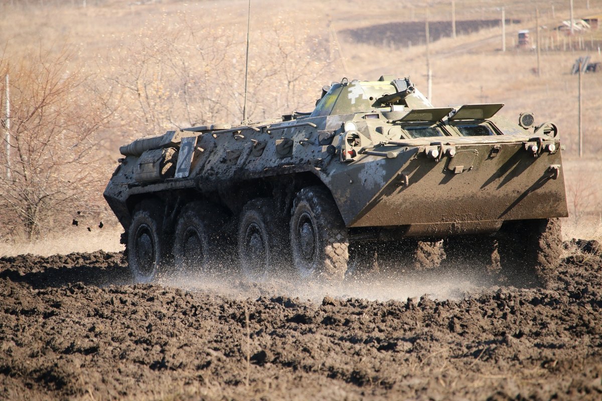 ATO spokesperson: UA servicemen continue training to operate armored vehicles in Odesa region  