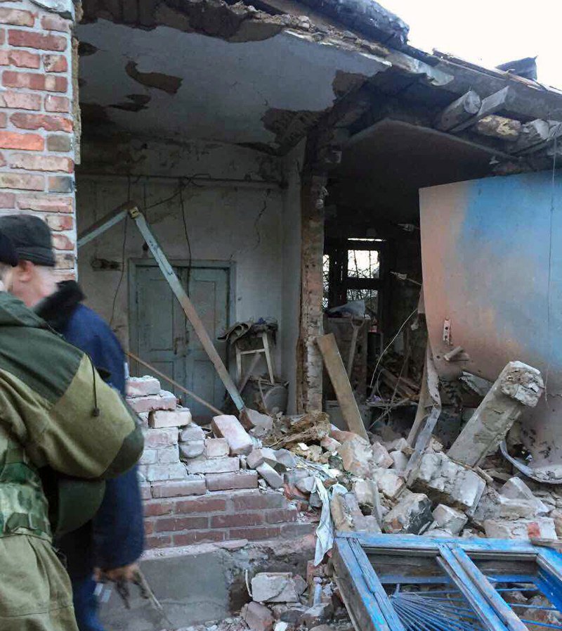 Damage in Avdiivka after yesterdays shelling