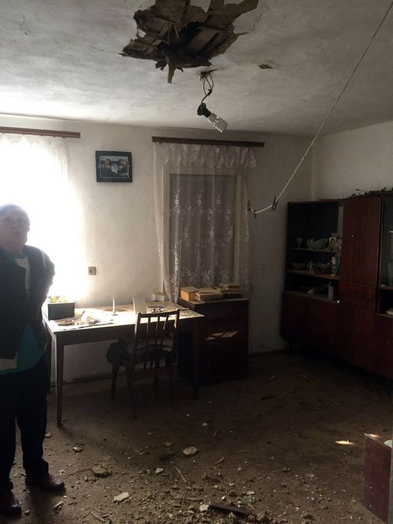 ATO spokesperson: A private house in Avdiivka was damaged in an enemy shelling  