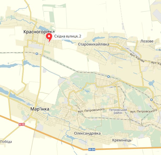 Krasnohorivka: damage after yesterdays shelling