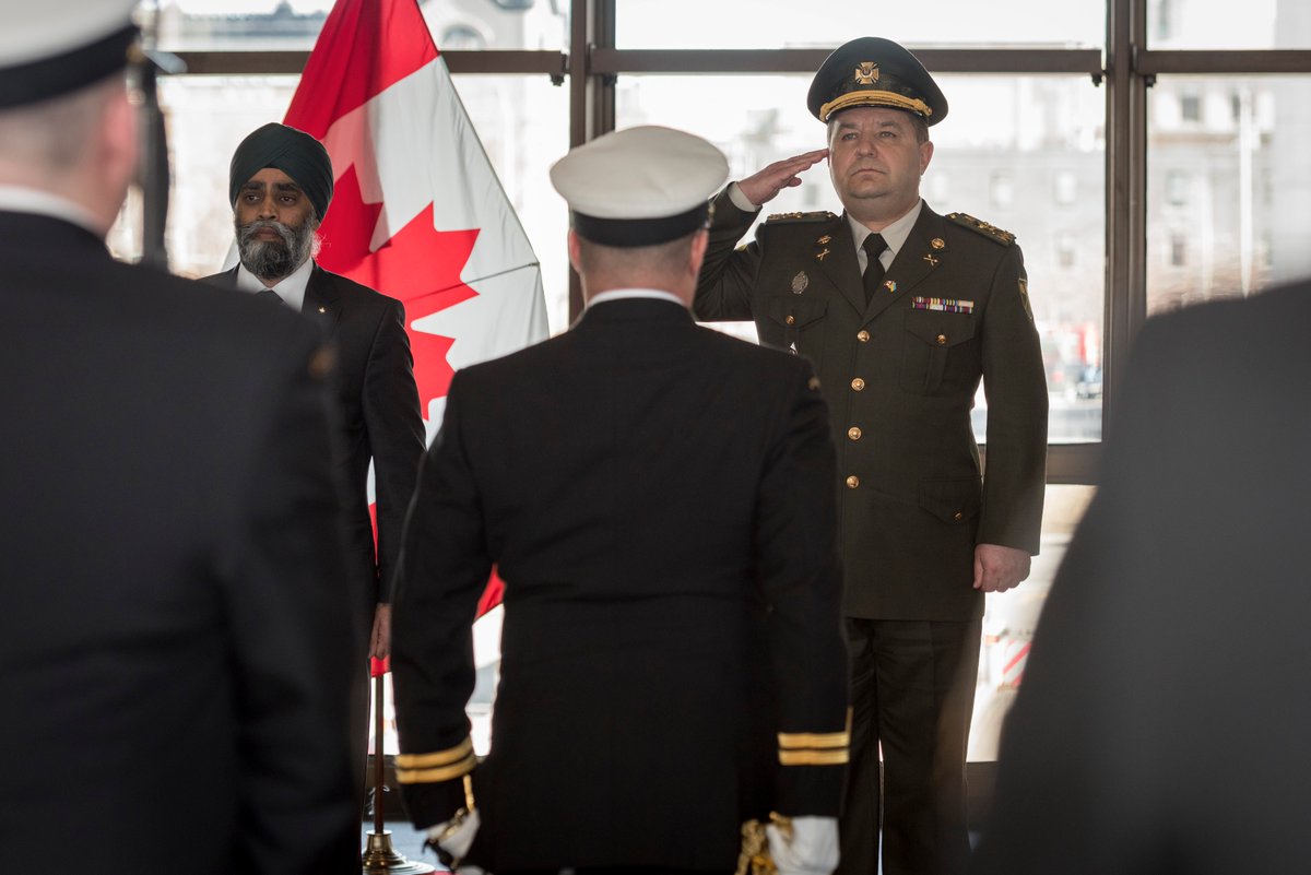 Honour Guard for the arrival of Ukraine’s Defence Minister Poltorak to Ottawa  