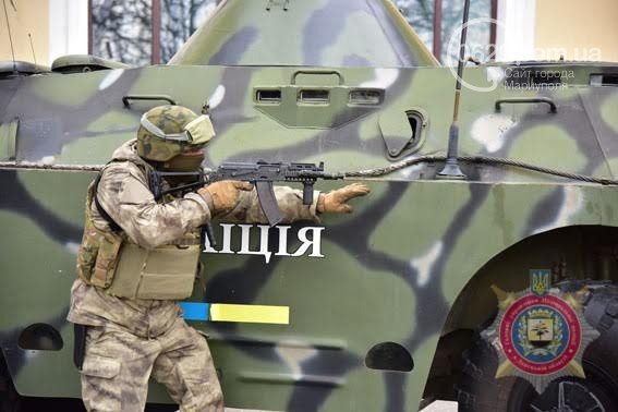 Police held counter-terror drill in Mariupol