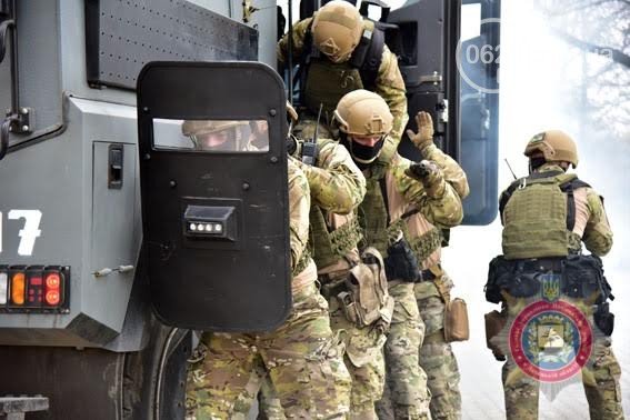 Police held counter-terror drill in Mariupol