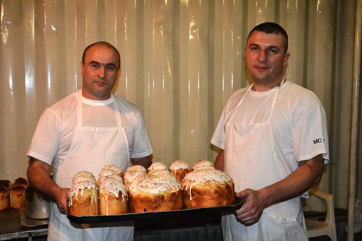 Ukrainian peacekeepers celebrating Easter in DRC @MONUSCO  