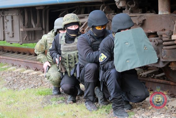 Police held counter-terror drill in Mariupol