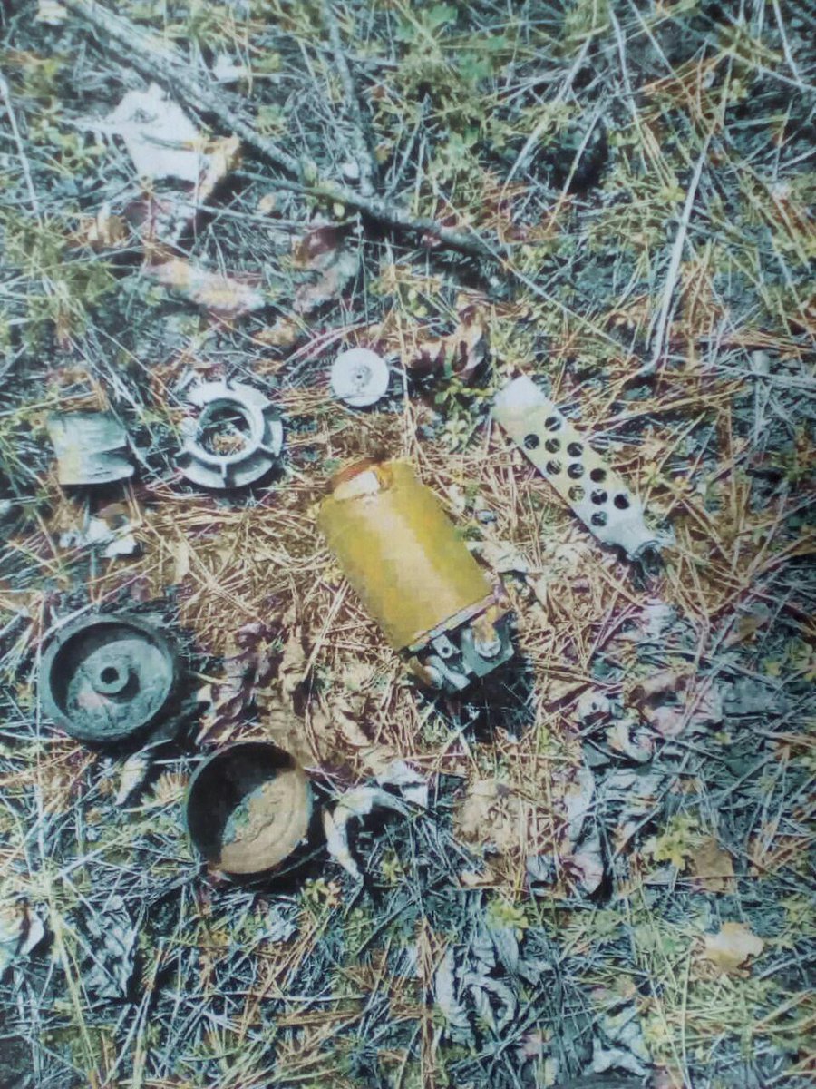 SBU seized Russian anti-personnel mine POM-2 Otek near Lopaskyne