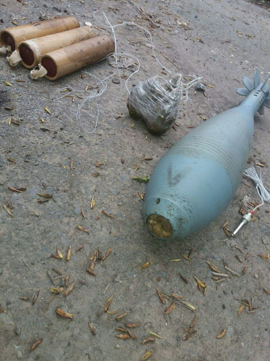 .@ServiceSsu discovered 2 ammo caches in Slovyansk and Hnutove  