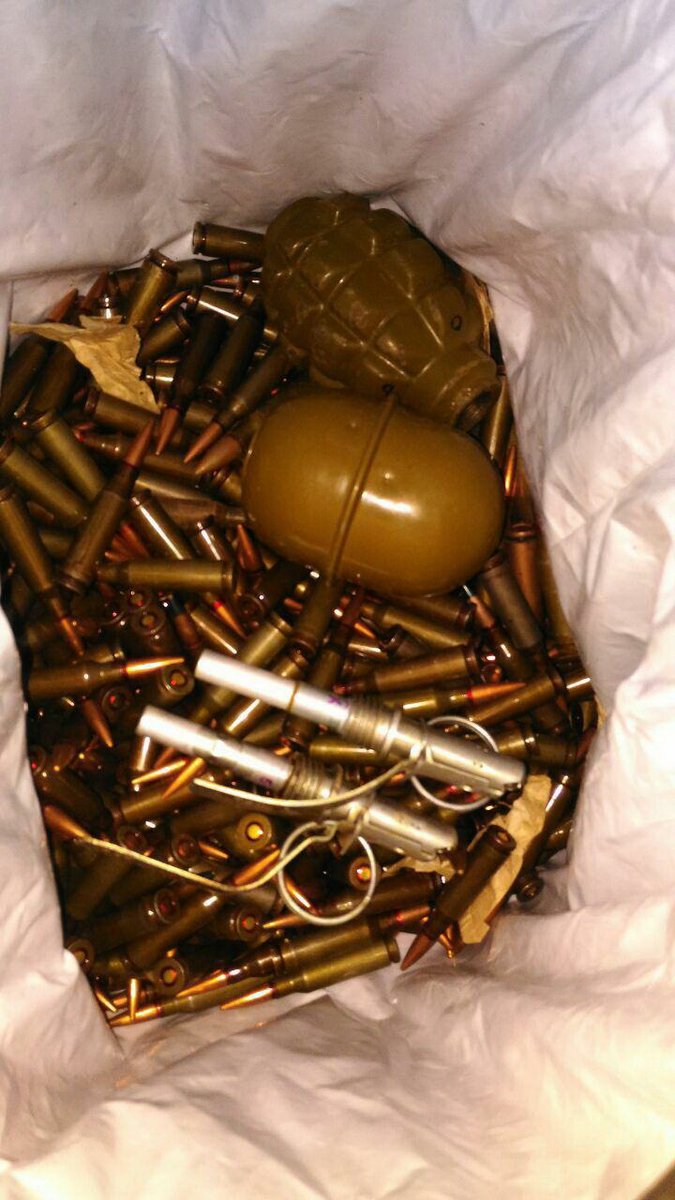 .@ServiceSsu discovered 2 ammo caches in Slovyansk and Hnutove  