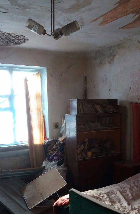 Damage after shelling in Makiivka