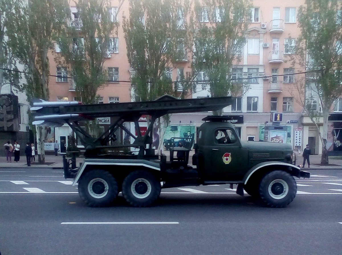 More photos from parade rehearsal in Donetsk