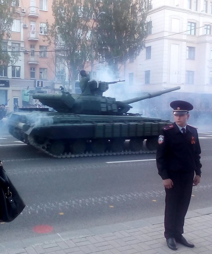 More photos from parade rehearsal in Donetsk