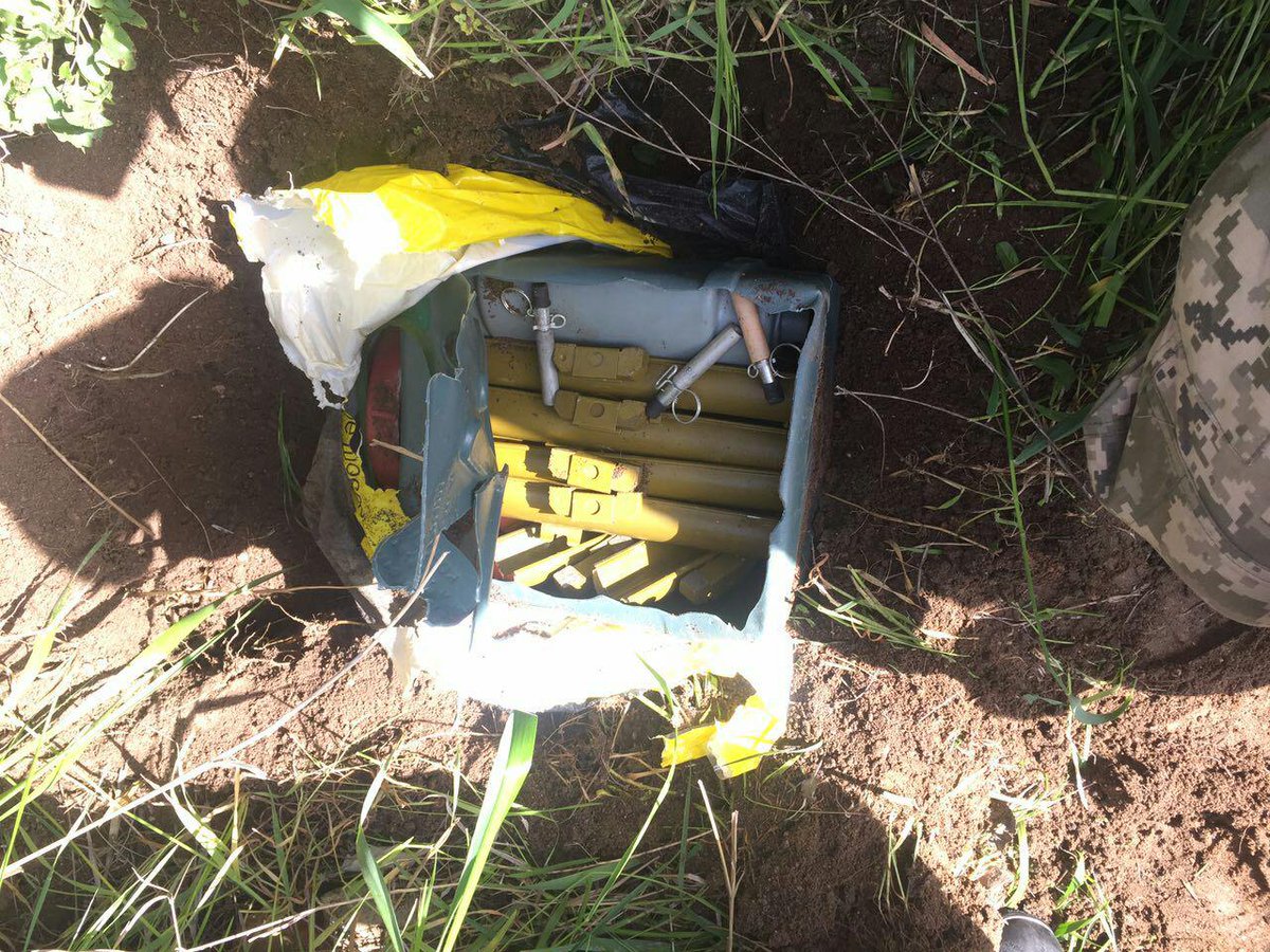 In Mariupol the SBU found a cache with three kilos of C4