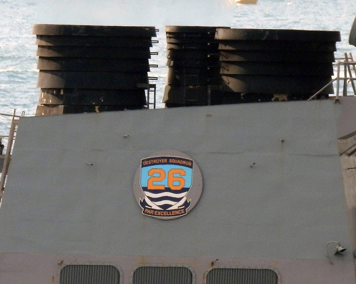 US Navy's Arleigh Burke Class destroyer USS Oscar Austin DDG-79 northbound on the Bosphorus towards the Black Sea