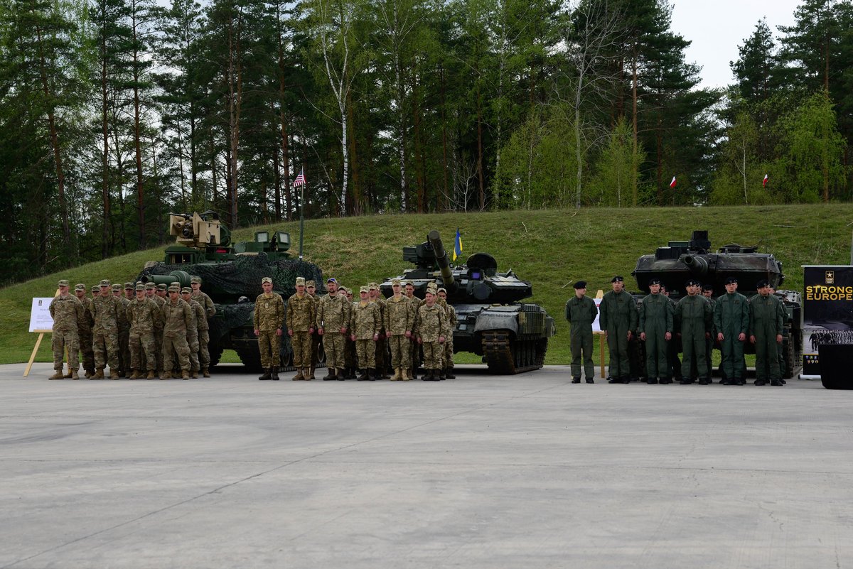 Strong Europe MBT Tank Challenge: Austrian Leopard 2A4, French Leclerc, German Leopard 2A6, US M1A2 SEP, Ukrainian T-64BM, Polish Leopard 2A5  