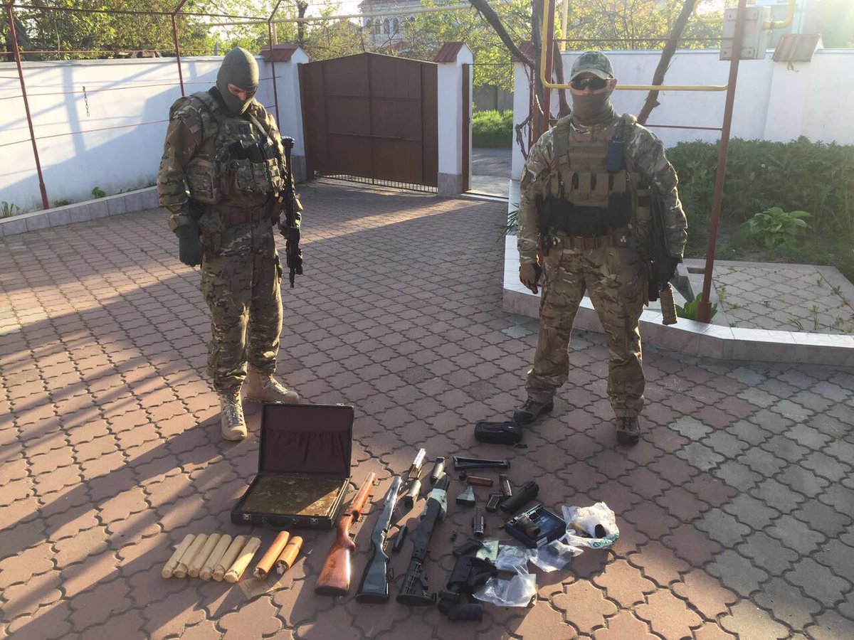 SSU detained a group of arms dealers, taken from the area of ATO