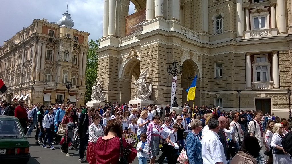 Vyshyvanka march in Odesa