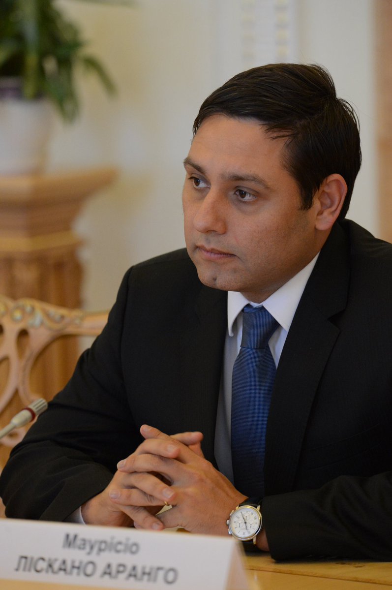 Speaker of Verkhovna Rada of Ukraine Parubiy met with President of Colombia Senate Mauricio Lizcano