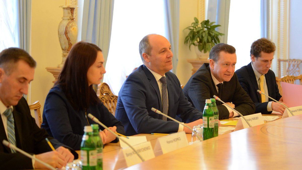 Speaker of Verkhovna Rada of Ukraine Parubiy met with President of Colombia Senate Mauricio Lizcano