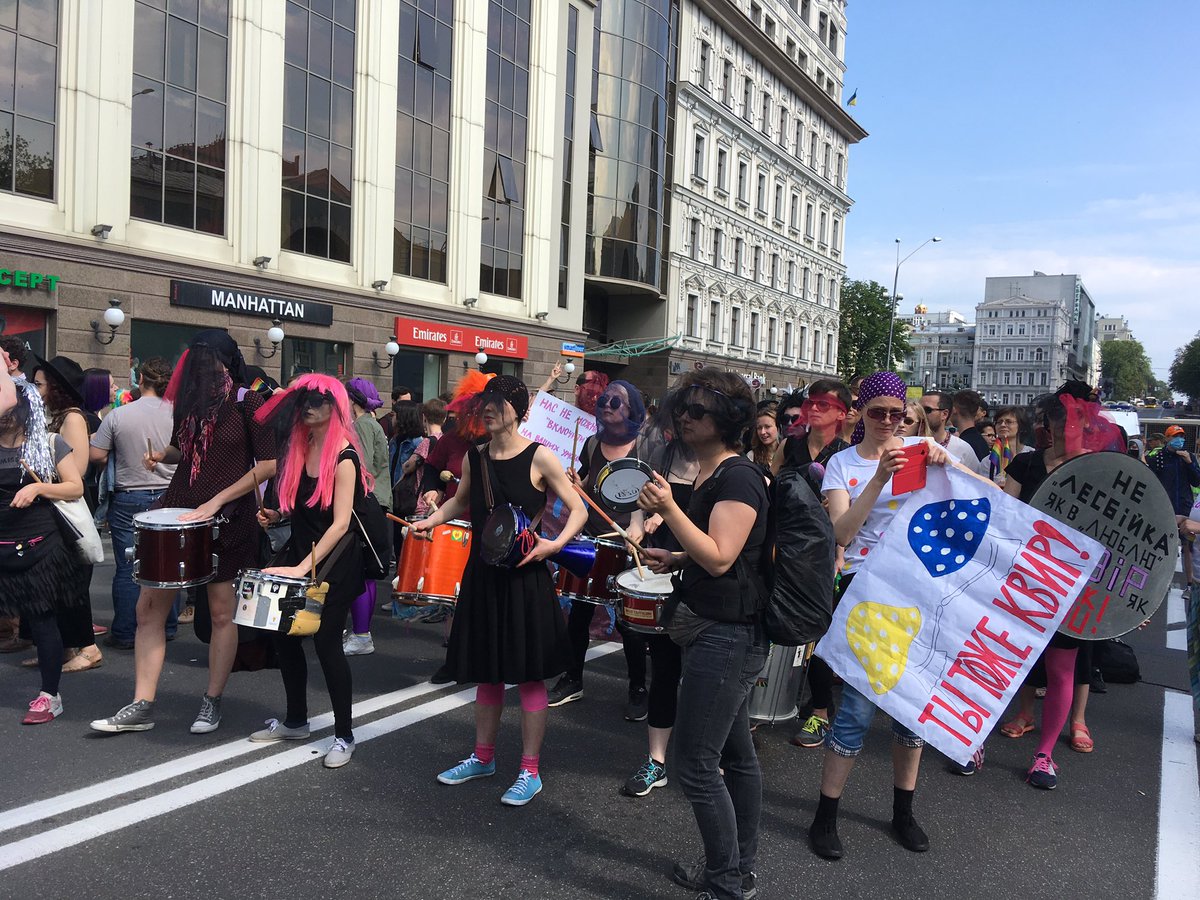 Up to 2000 people are taking part in  #Kyivpride2017 