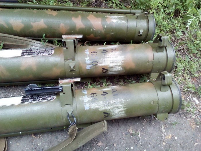 SBU exposed in the area of ATO another cache with 3xRPO-A Schmel'