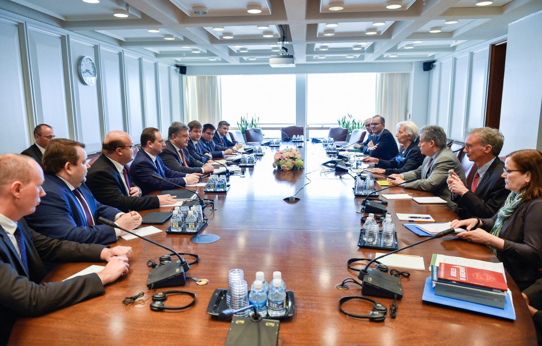 President Poroshenko met with IMF chief