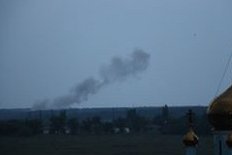 Heavy shelling today near Kam'yanka 